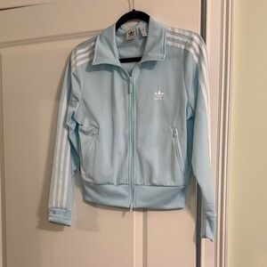 Adidas Sky Blue Zip-Up Jacket